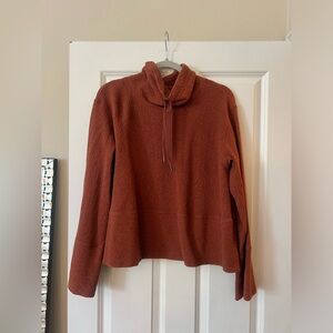 Lululemon burnt orange sweatshirt